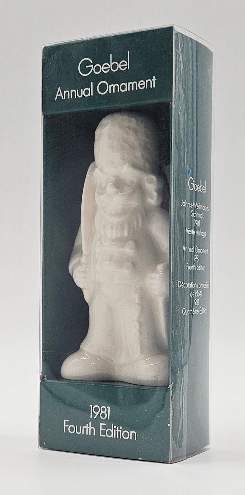 Goebel – “Annual Nutcracker Fourth Edition White” — with original box