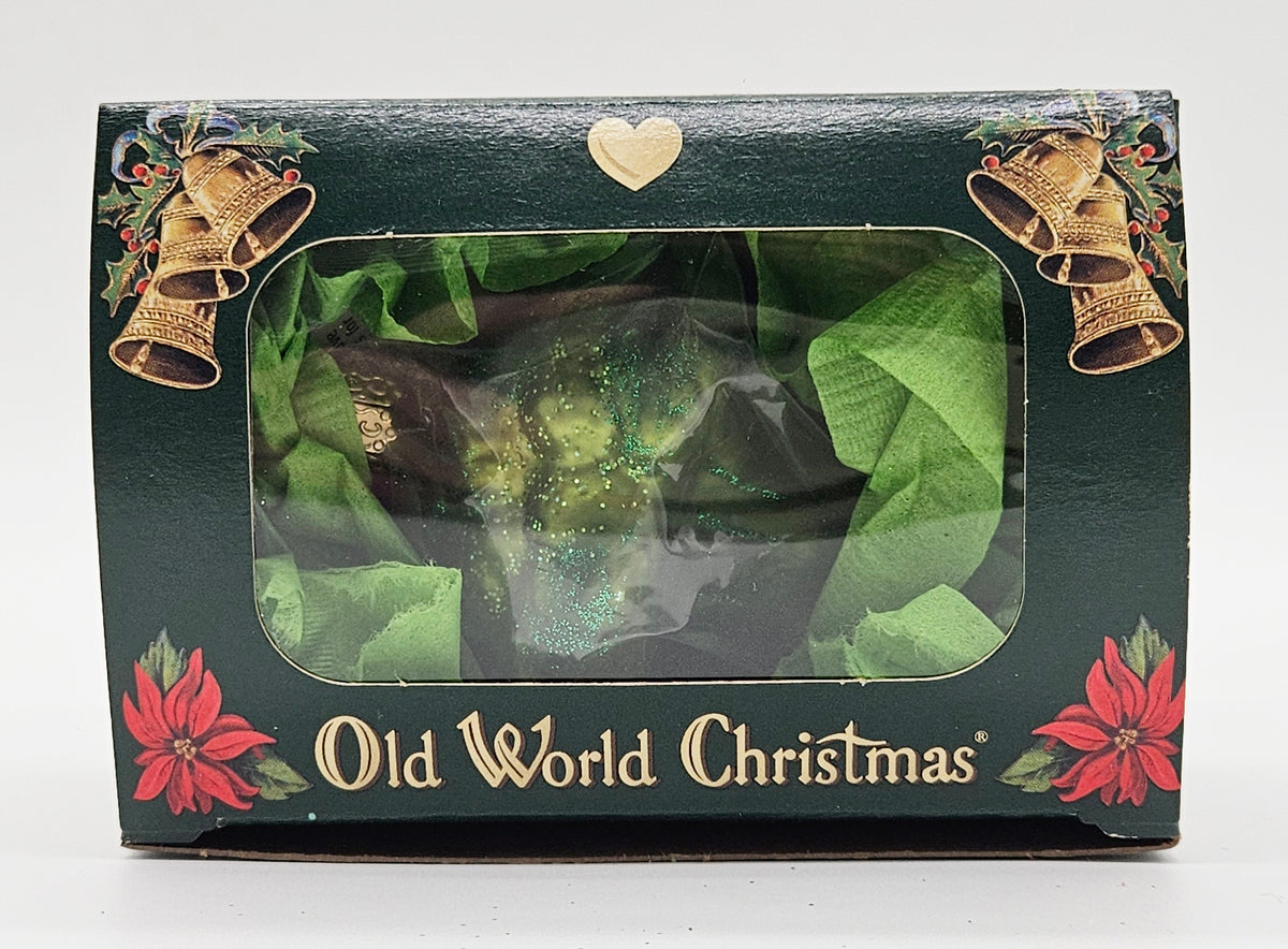 Old World Christmas Broccoli ornament #28088 – packaging photo