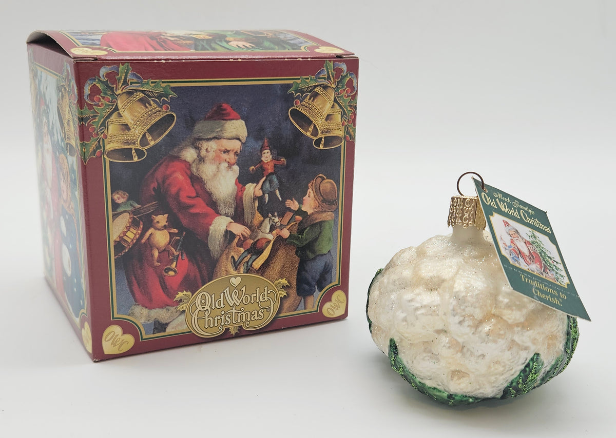 Old World Christmas Cauliflower – with box