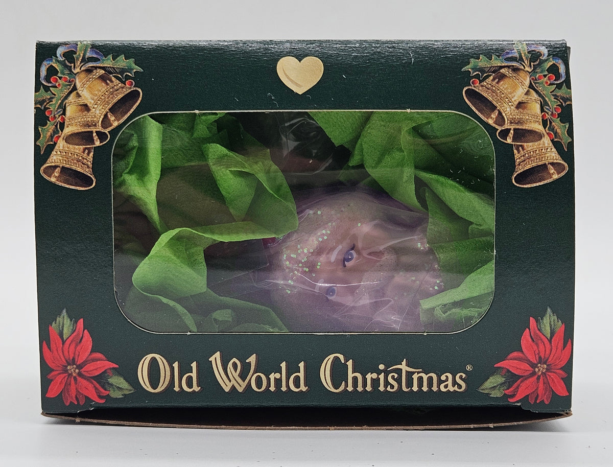 Old World Christmas Peppermint Twist Santa ornament #40269 – packaging photo
