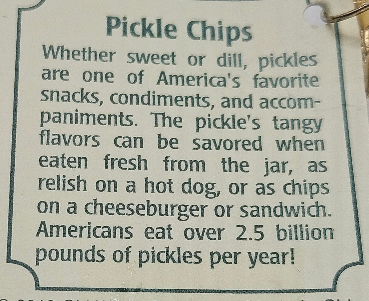 Old World Christmas Pickle Chips – tag back
