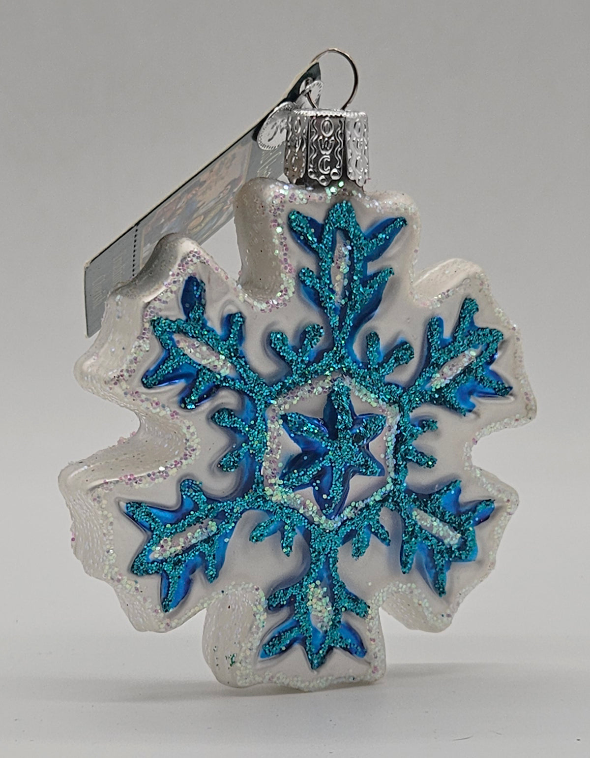 Old World Christmas Snowflake – Version 01 ornament #36076 – front ornament view