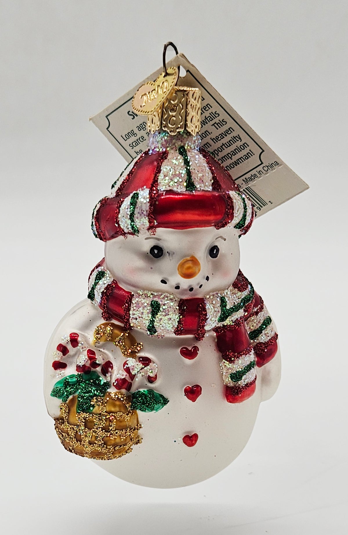 Old World Christmas Sweetie Pie ornament #24119 – front ornament view