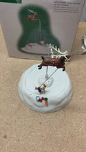 Load and play video in Gallery viewer, Department 56- North Pole Series- &quot;Flight Training&quot; animated accessory
