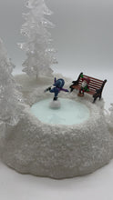 Load and play video in Gallery viewer, Department 56- North Pole Series &quot;Ice &amp; Snow Skating Pond&quot; Animated Accessory
