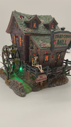 Dept 56- SV Halloween "Dead Creek Mill"