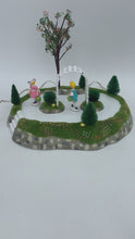 Load and play video in Gallery viewer, Department 56- Snow Village Easter &quot;Easter Egg Hunt&quot; animated accessory
