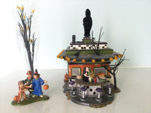 Load image into Gallery viewer, Retired Department 56 Snow Village Halloween Black Cat Diner Gift Set
