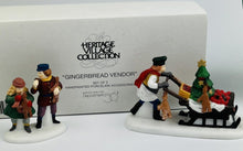 Load image into Gallery viewer, Dept 56- Dickens&#39; Village &quot;Gingerbread Vendor&quot;
