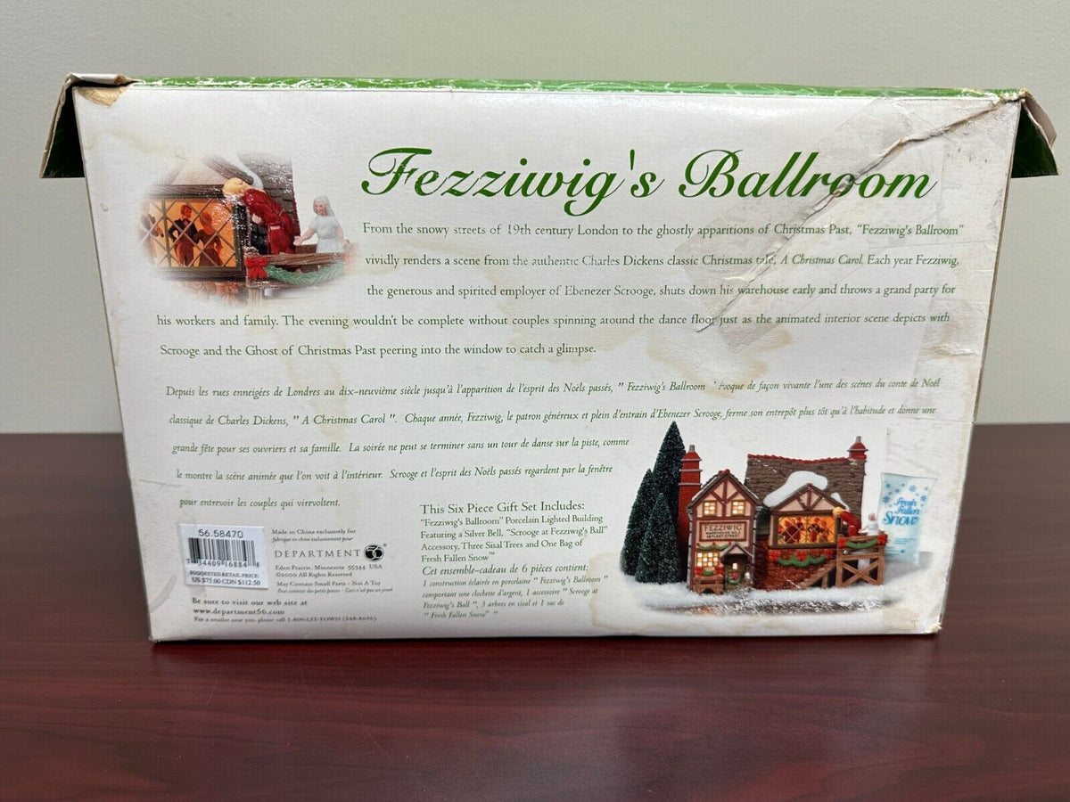 Department 56-  Dickens' Village "Fezziwig's Ballroom Animated Gift Set"
