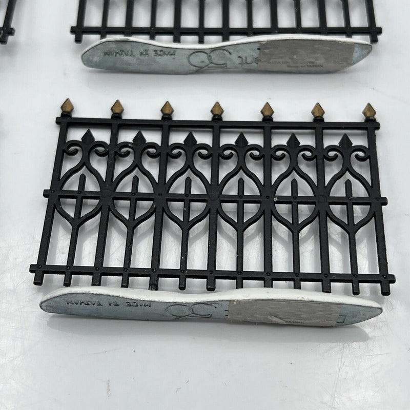Dept 56- Village Accessories "Victorian Wrought Iron Fence Extension" accessory set of 24