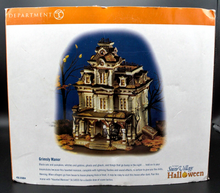 Load image into Gallery viewer, Dept 56 SV Halloween &quot;Grimsly Manor&quot;
