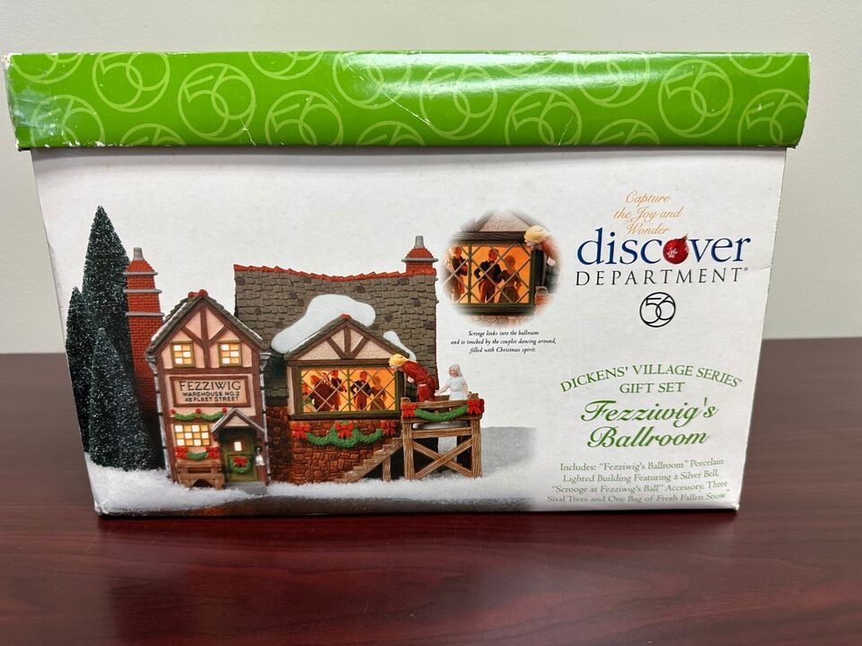 Department 56-  Dickens' Village "Fezziwig's Ballroom Animated Gift Set"