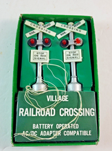 Load image into Gallery viewer, Dept 56- Village Accessories &quot;Railroad Crossing&quot;
