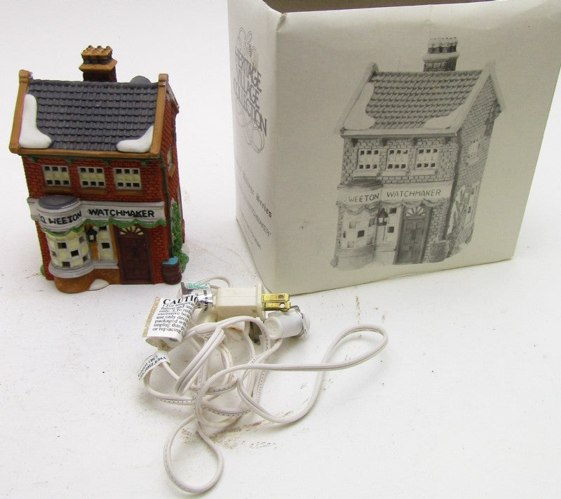 GEO WEETON WATCHMAKER 陶器製建物 Dept 56- Dickens' Village 