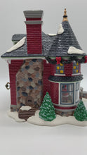 Load and play video in Gallery viewer, Department 56- Snow Village &quot;1224 Kissing Claus Lane&quot; video
