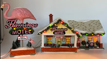 Load image into Gallery viewer, Retired Dept 56- Snow Village "Flamingo Motel" 
