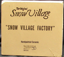 Load image into Gallery viewer, Retired Department 56 Snow Village - Snow Village Factory
