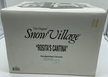 Load image into Gallery viewer, Department 56- Snow Village &quot;Rosita&#39;s Cantina&quot; 
