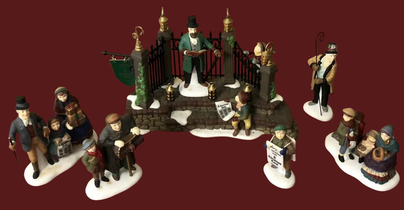Dept 56 Dickens' Village "A Christmas Carol Reading by Charles Dickens"