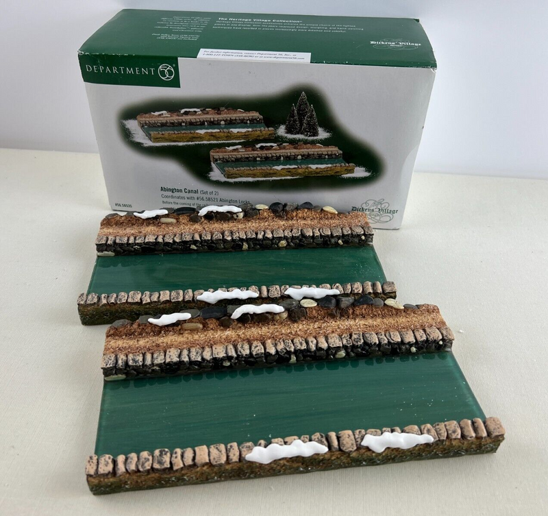 Dept 56- Dickens' Village "Abington Canal"