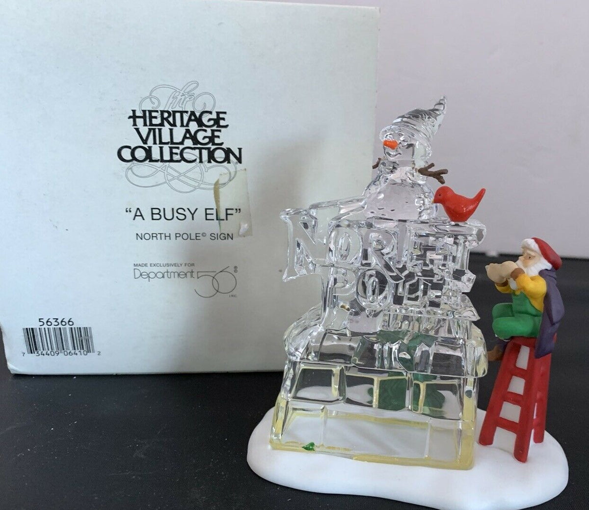Dept 56- North Pole "A Busy Elf"