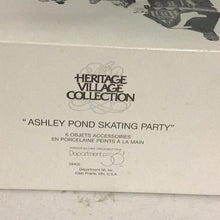 Load image into Gallery viewer, Dept 56 Ashley Pond Skating Party Figurines
