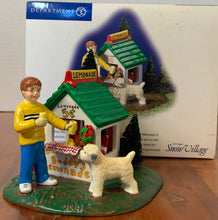 Load image into Gallery viewer, Dept 56 Snow Village &quot;Ben &amp; Buddy&#39;s Lemonade Stand&quot; 
