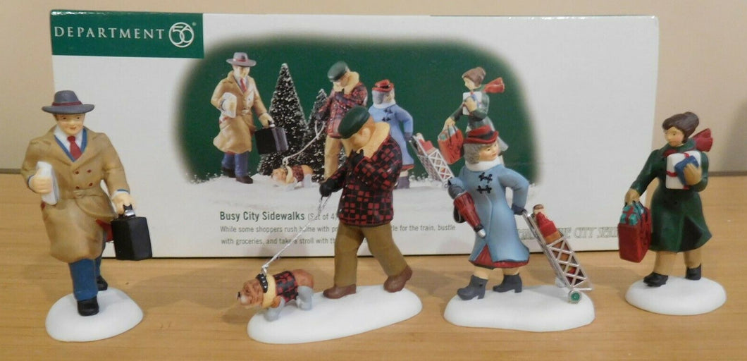 Department 56 CIC Busy City Sidewalks
