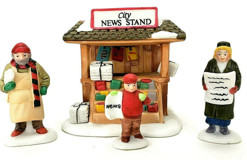 Dept 56- Christmas in the City "City News Stand"