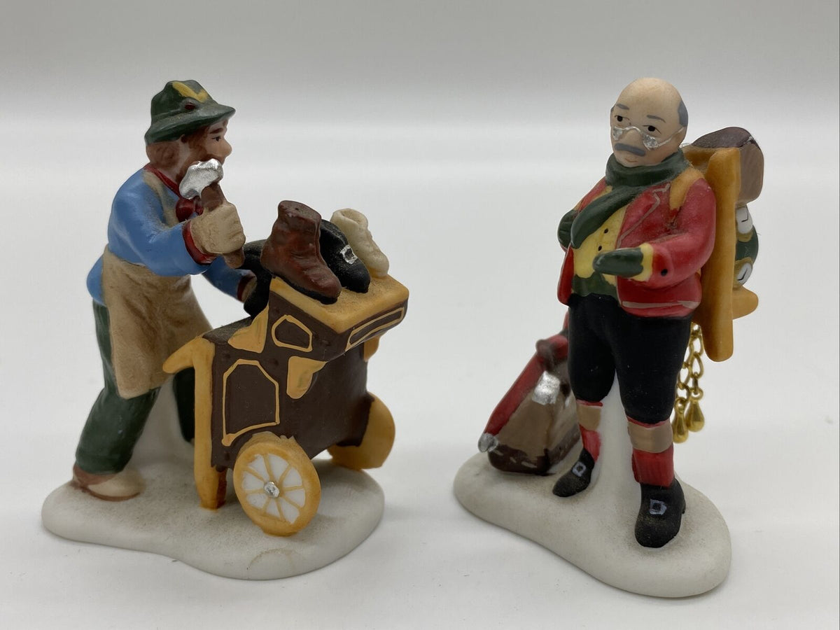 Dept 56- Dickens' Village "Cobbler & Clock Peddler" accessory