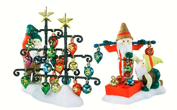 Dept 56 North Pole Don't Break the Ornaments Accessory