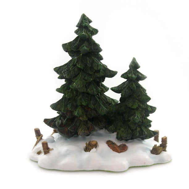 Department 56 Double Pine Trees Accessory