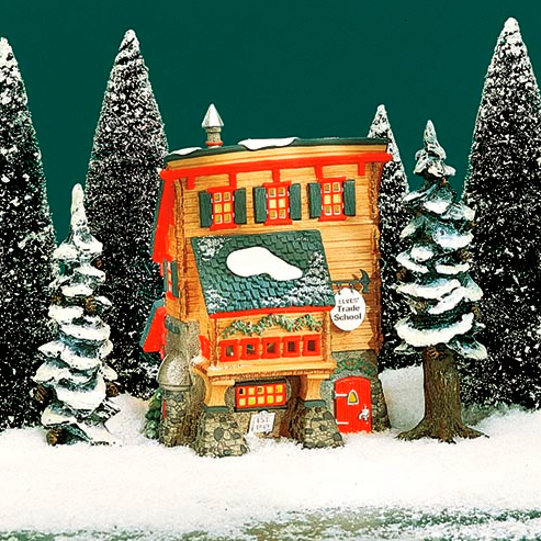 Retired Dept 56 North Pole Elves' Trade School