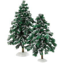 Load image into Gallery viewer, Dept 56- Village &quot;Frosted Spruce Trees&quot;
