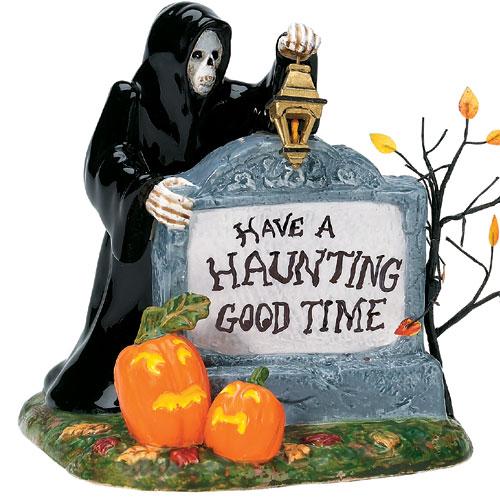 Dept 56 SV Halloween "Halloween Village Sign" Accessory