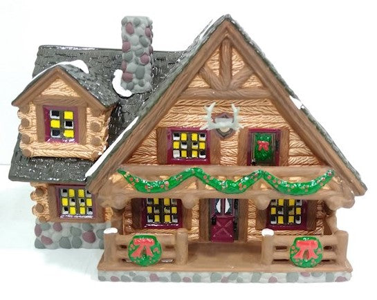 Retired Department 56 Snow Village Hunting Lodge