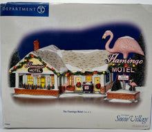Load image into Gallery viewer, Retired Department 56- Snow Village "Flamingo Motel" 
