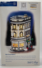 Load image into Gallery viewer, Retired Department 56- Snow Village &quot;Main Street Medical&quot;
