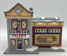 Load image into Gallery viewer, Dept 56- Snow Village &quot;Polaris Snowmobile Dealership&quot;
