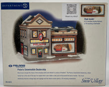 Load image into Gallery viewer, Department 56- Snow Village &quot;Polaris Snowmobile Dealership&quot;
