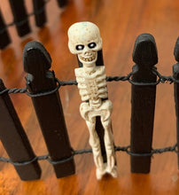 Load image into Gallery viewer, Department 56- Halloween Village &quot;Skeleton Fence&quot;
