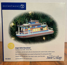 Load image into Gallery viewer, Dept 56- Snow Village "Jingle Belle Houseboat" Ornament Accessory
