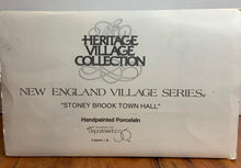 Load image into Gallery viewer, Retired Department 56- New England Village &quot;Stoney Brook Town Hall&quot;
