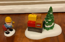 Load image into Gallery viewer, Department 56- North Pole &quot;Lego Warehouse Forklift&quot; 
