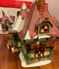Load image into Gallery viewer, Department 56- North Pole &quot;Santa&#39;s Visiting Center&quot; Gift Set
