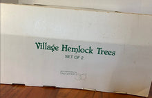 Load image into Gallery viewer, Dept 56- Village &quot;Frosted Hemlock Trees&quot;
