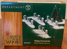 Load image into Gallery viewer, Dept 56- North Pole Woods &quot;Birch Fence&quot; 
