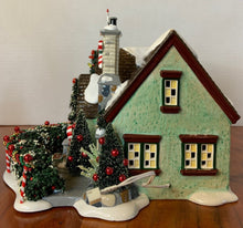 Load image into Gallery viewer, Dept 56. Snow Village "The Peppermint House" Side
