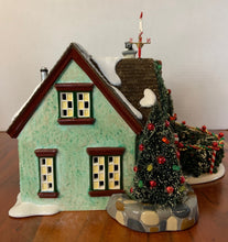 Load image into Gallery viewer, Dept 56. Snow Village "The Peppermint House" Side
